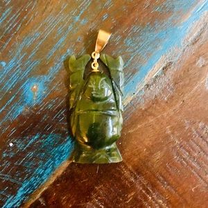 Vintage Jade Buddha Pendent